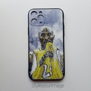iPhone 11 Pro Max, LA Lakers Kobe Bryant Basketball Cell Phone Case (New)